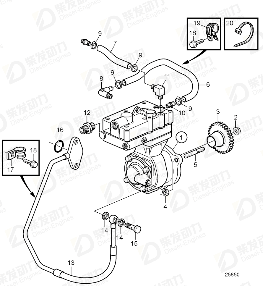volvo penta Nipple 968984 Drawing volvo penta Nipple 968984 Drawing